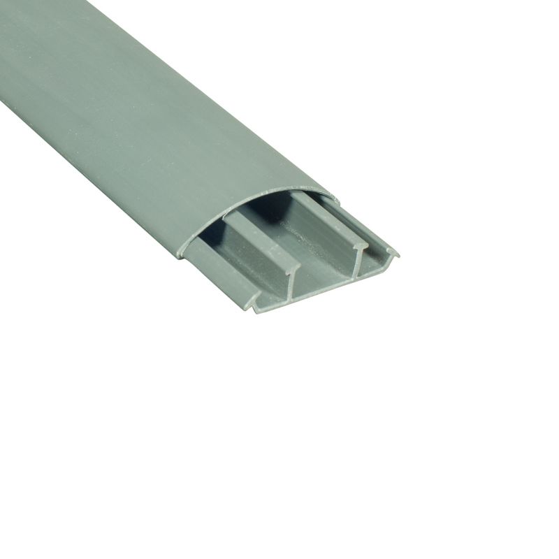 Halvrund installationsliste AKS Zielonka LPO 15 x 50 mm grå