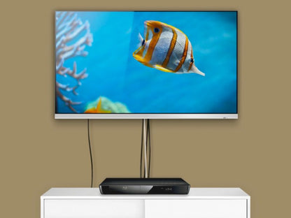 Halvrund kabelkanal D-line 50 x 25 x 1000 mm mat-sort