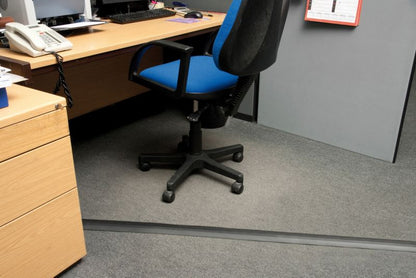 Halvrund gulvkanal til kabler D-line 60 x 12 x 1800 mm sort