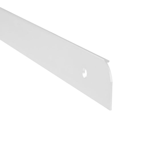 Listwa przyblatowa Cezar aluminiowa prawa 28 mm 62 cm srebrna