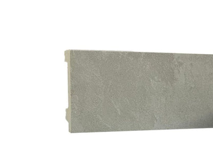 Afslutningsliste 240 cm Hvid Polystyren