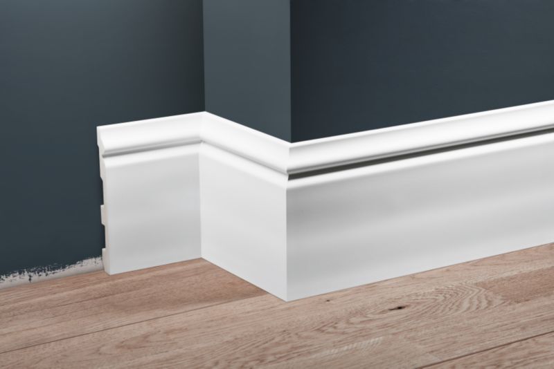 Listwa Przypodłogowa 244 cm Biała Matowa