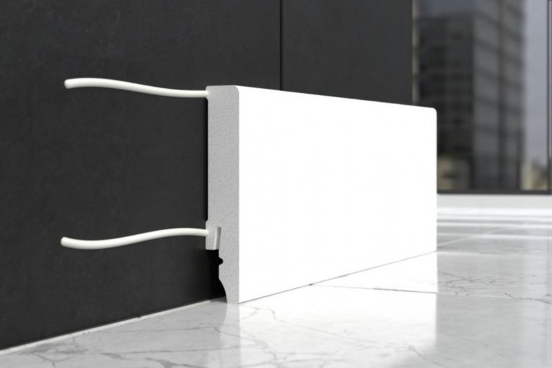 Fodliste Ekstruderet Polystyren 244x10 cm Hvid RAL9003 | 5907684668814