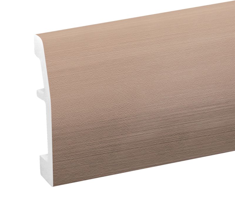 Fodpanel 244x6,9x1,4 cm Champagne Børstet Glans