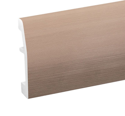 Fodpanel 244x6,9x1,4 cm Champagne Børstet Glans