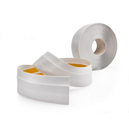 Selvklæbende fleksibel PVC-gulvliste 50x20 mm, QUEST, blød sokkelliste, lys grå, 5 m