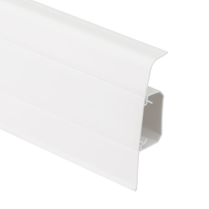 Listwa Przypodłogowa 220 cm Biała PVC 16 Stk. | 5063022780829