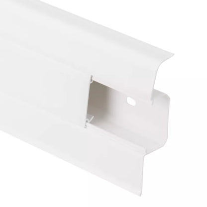 Listwa Przypodłogowa 220 cm Biała PVC 16 Stk. | 5063022780829