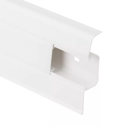 Listwa Przypodłogowa 220 cm Biała PVC 16 Stk. | 5063022780829