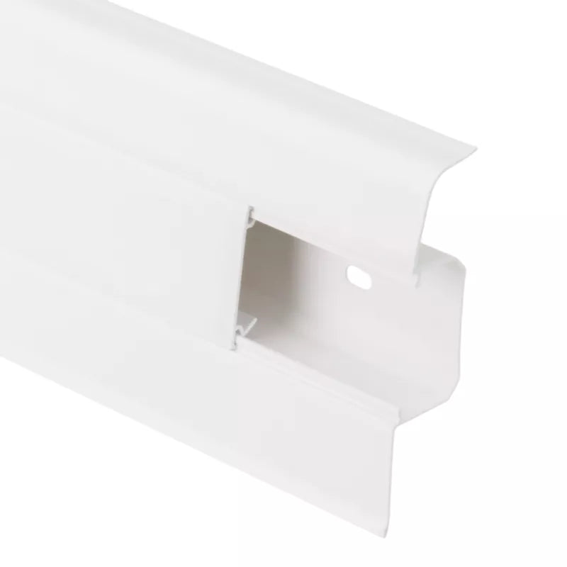 Listwa Przypodłogowa 220 cm Biała PVC 16 Stk. | 5063022780829