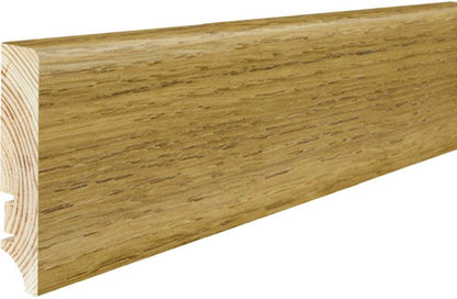 Listwa Przypodłogowa 220 cm Dąb Ciemny 78 mm