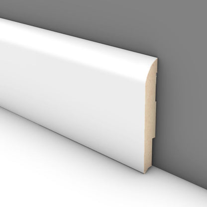 Listwa Przypodłogowa 240 cm Biała 15 mm