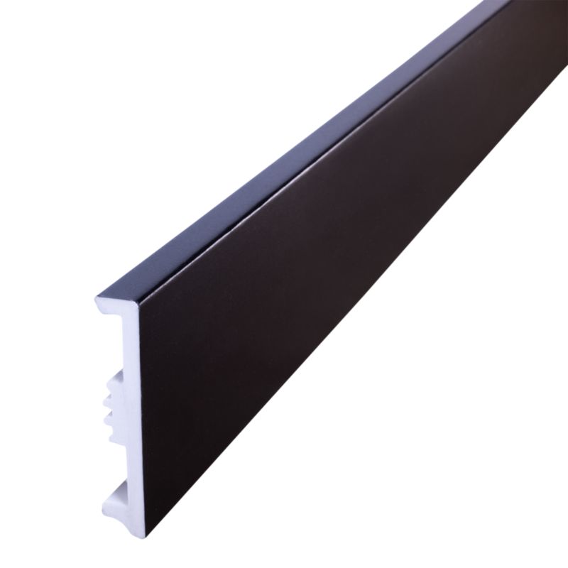 Sort Fodpanel 80 mm Mat Polystyren 2,2 m