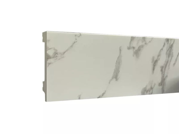 Listwa Przypodłogowa Marmur Calacata 80 mm x 2400 mm 10 Stk.
