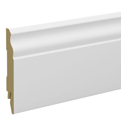Listwa Przypodłogowa MDF 240 cm Biała Półbłyszcząca