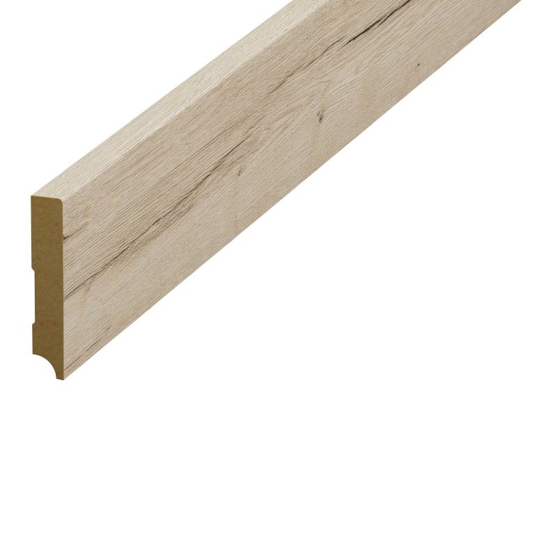 MDF-sokkelist Classen 80 mm i farven eg Niasa
