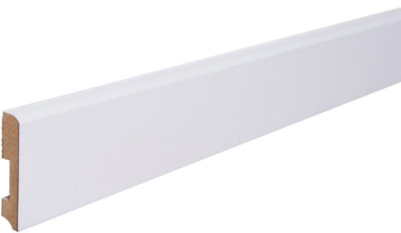 Liste Foge LB1 200 cm Hvid Halvmat