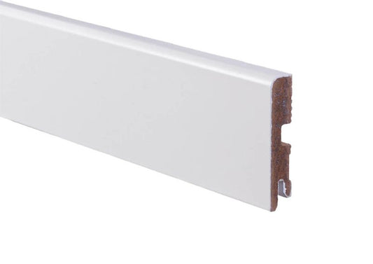 MDF fodliste Foge LB1 halvmat hvid 8 cm 2 m