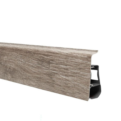 Listwa Przypodłogowa PVC 250 cm Brąz Efekt Drewna | 5905167851555