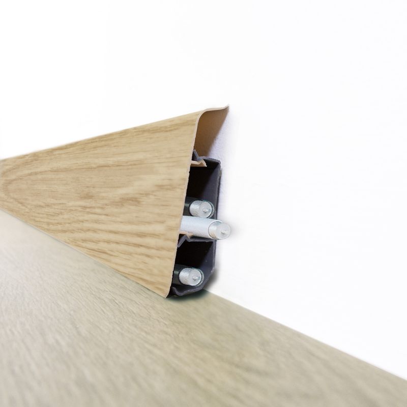Listwa Przypodłogowa Dąb Brąz 250 cm PVC