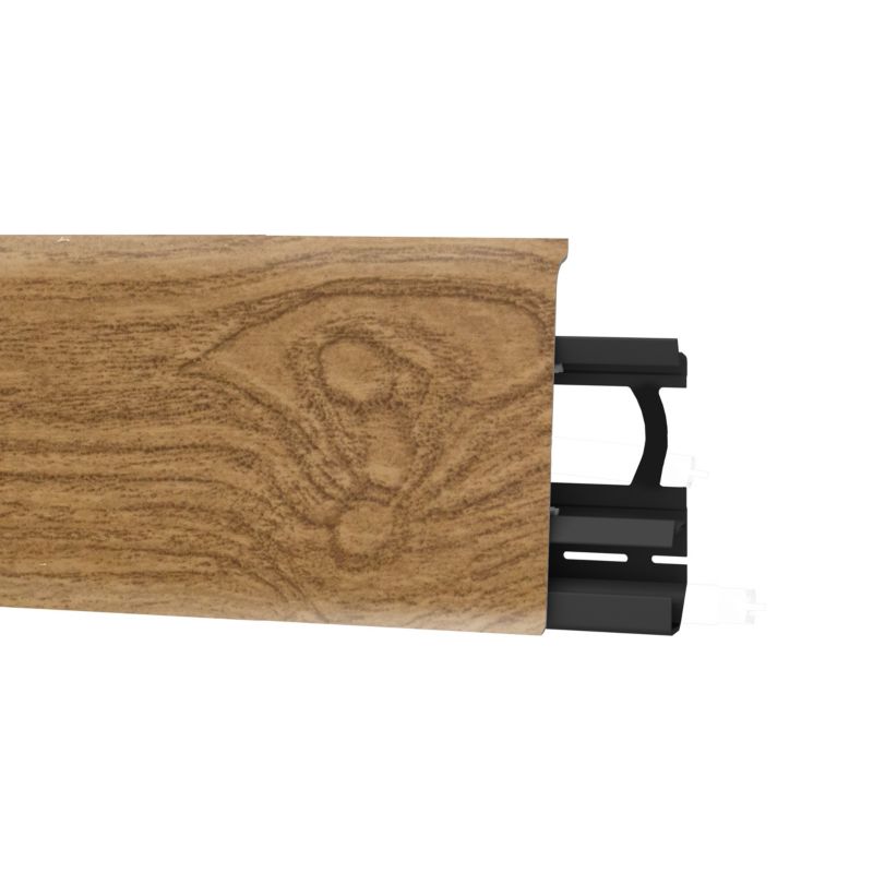 Gulvliste PVC 250 cm Brun Træeffekt