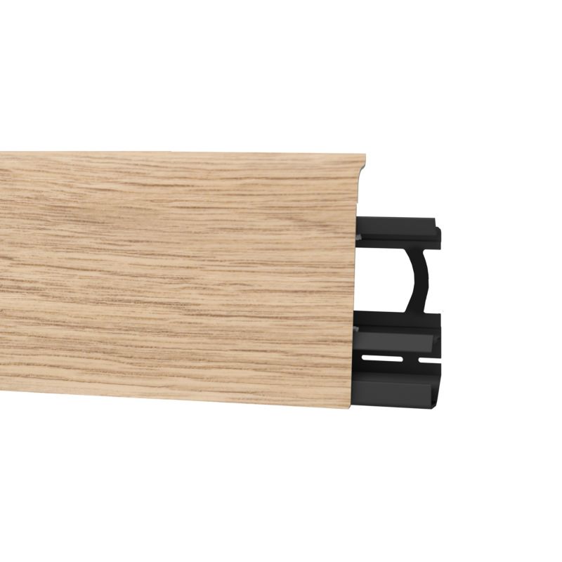 Listwa Przypodłogowa 250 cm Brąz Efekt Drewna 5905167886342
