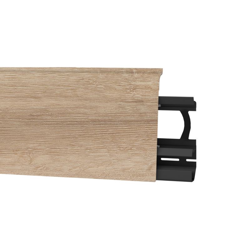 Liste 250 cm Brun Træeffekt 70 mm
