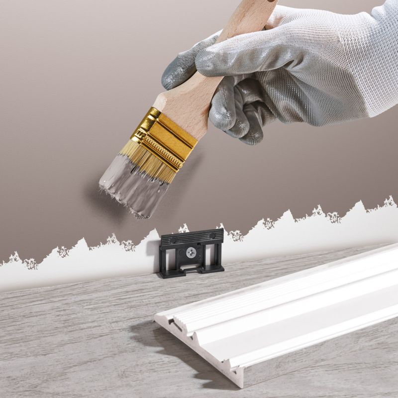 GoodHome Apus dekorativ PVC fodliste 30