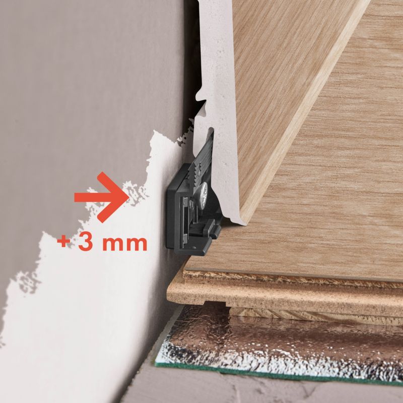 GoodHome Apus dekorativ PVC fodliste 60