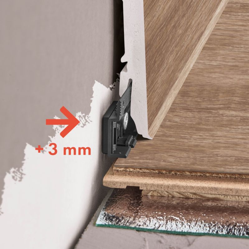GoodHome Apus dekorativ PVC fodliste 70