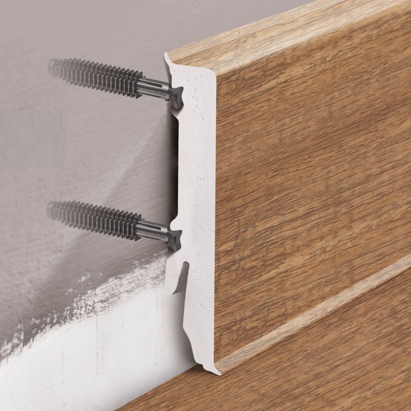GoodHome Apus dekorativ PVC fodliste 80