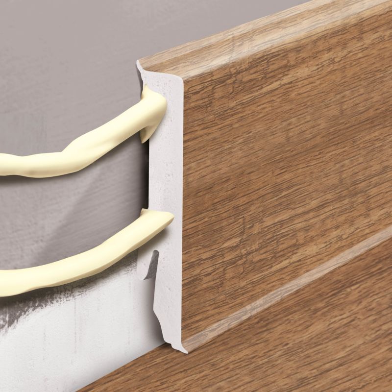 GoodHome Apus dekorativ PVC fodliste 80