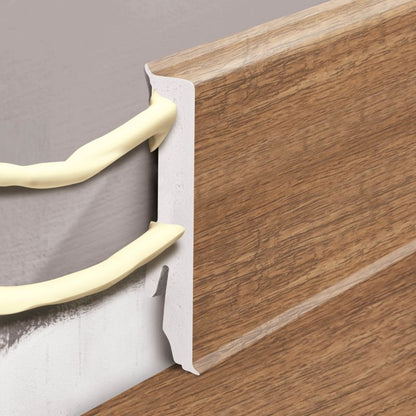 GoodHome Apus dekorativ PVC fodliste 80