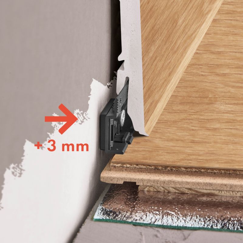 GoodHome Apus dekorativ PVC fodliste 90