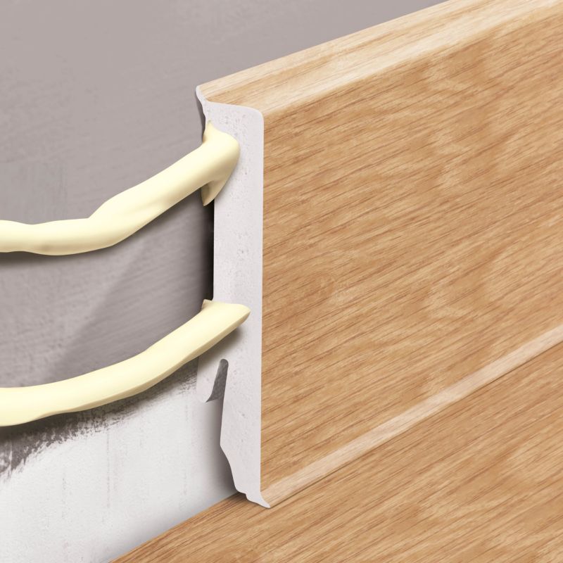 GoodHome Apus dekorativ PVC fodliste 90