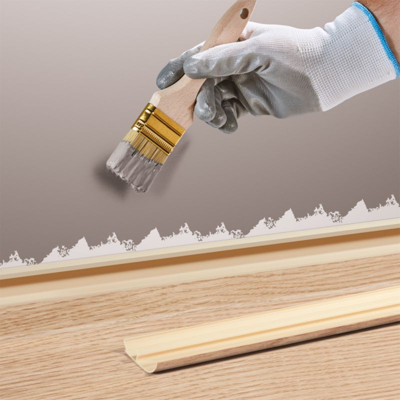 PVC Gulvliste 59 mm Natur Mat 220 cm