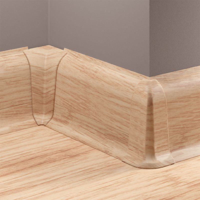PVC Gulvliste 59 mm Natur Mat 220 cm