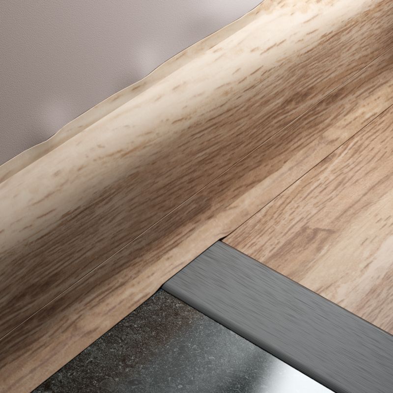 PVC Gulvliste 220 cm Hvid Mat 59 mm