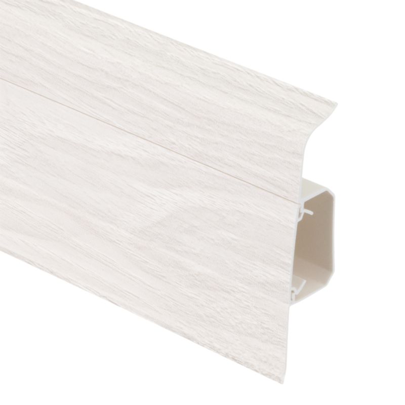 Listwa Przypodłogowa PCV 220 cm Biała 75 mm