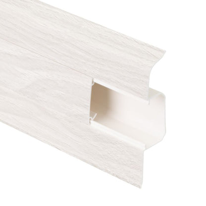 Listwa Przypodłogowa PCV 220 cm Biała 75 mm