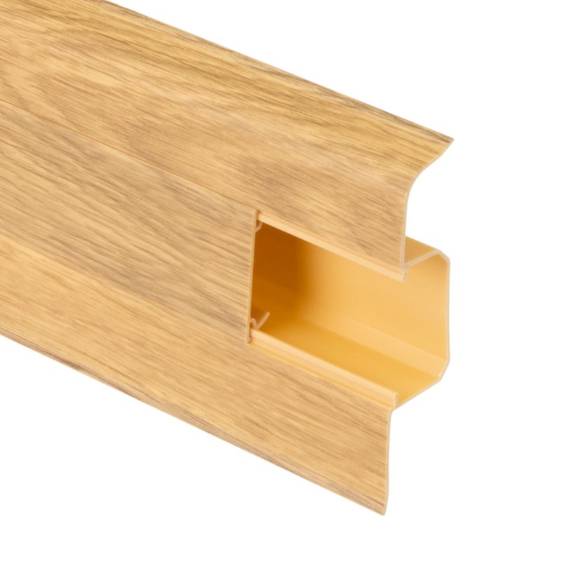 PVC Gulvliste 75 mm Bourbon Eg 220 cm