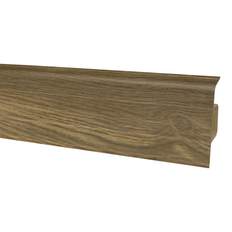 PVC Gulvliste 75 mm Egetræseffekt Natur 2,2 m