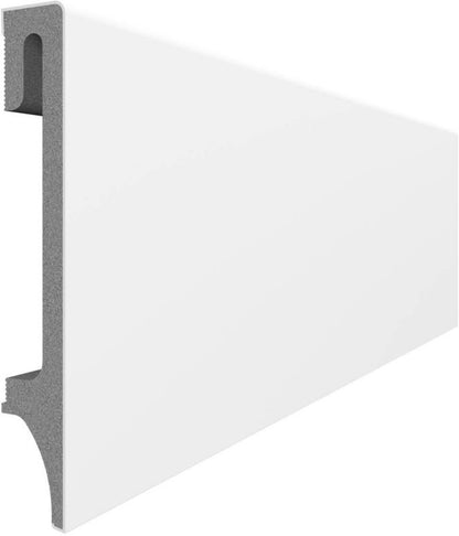 Fodpanel 100 mm Hvid 240 cm