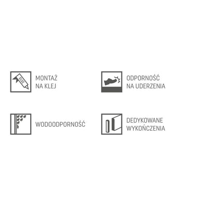 Fodpanel Espumo 65 240 cm Hvid | 5905952286524