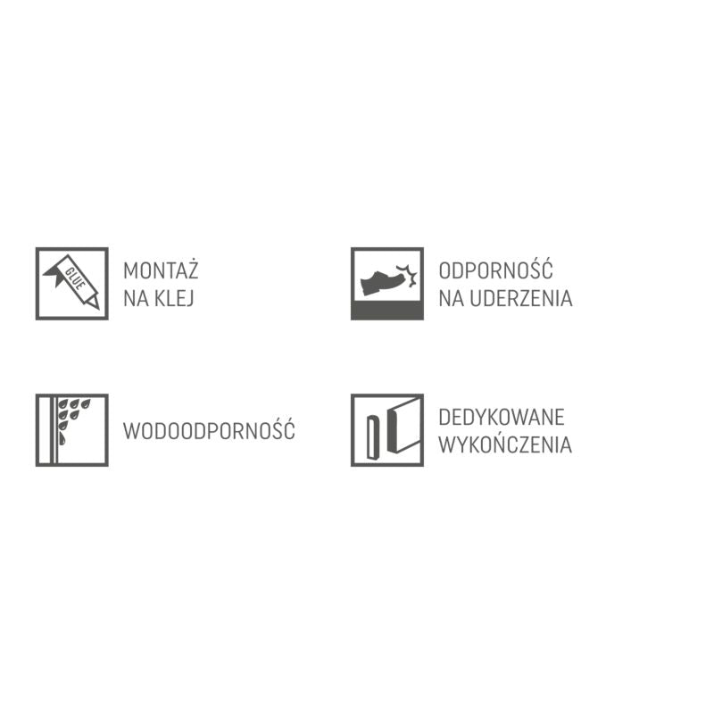 Fodpanel Espumo 65 240 cm Hvid | 5905952286524