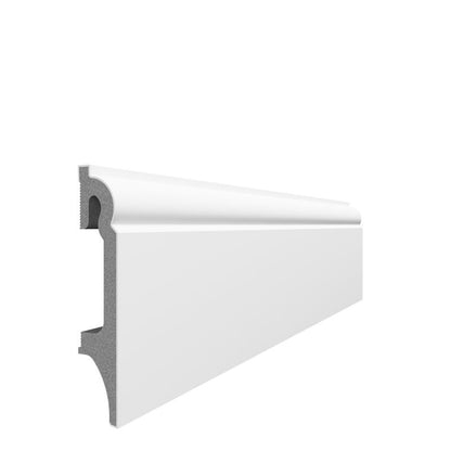 Listwa Przypodłogowa Espumo 80B Hvid 2,4 m ESP 301