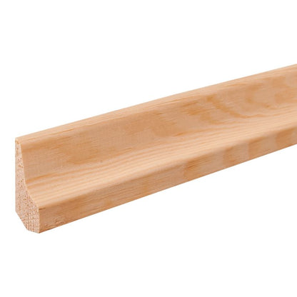 Fyrretræsliste 6 x 18 x 2400 mm Natur