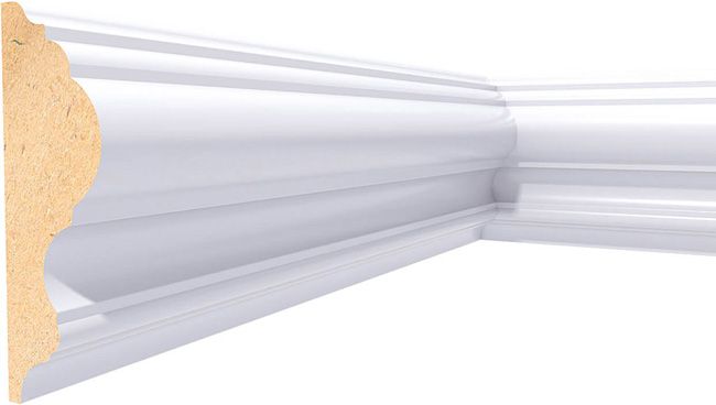MDF-vægliste Foge LED LB22 94 x 30 x 2000 mm