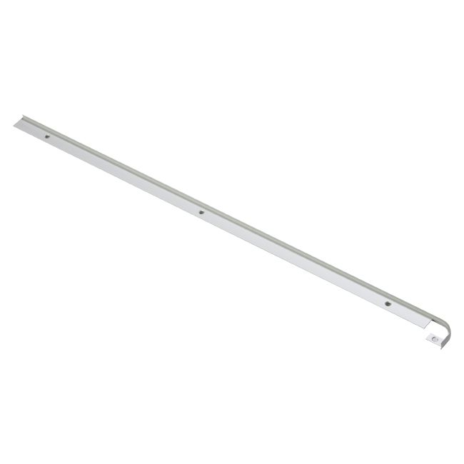Skarvlist til køkkenborde Cezar aluminiumsramme 28 x 600 mm sølv