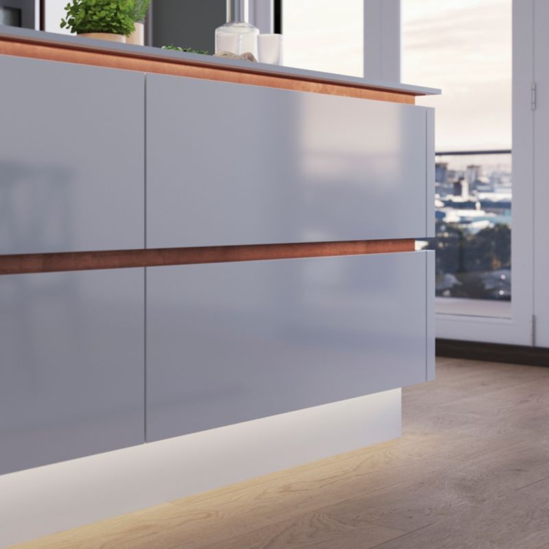 GoodHome Innovo skuffeliste i kobber